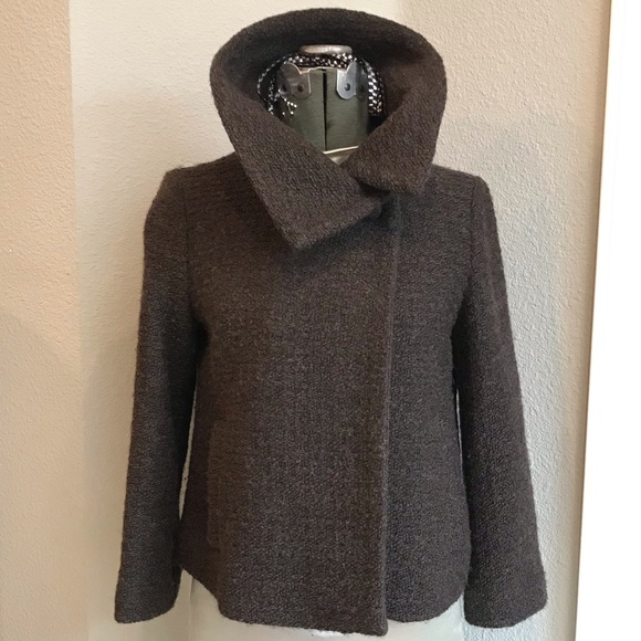 Banana Republic 100% Wool Boucle Jacket Size 2 - Picture 6 of 6